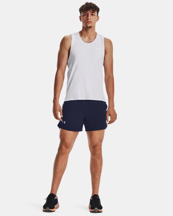 Men's UA Launch Run 5" Shorts in Blue image number 2